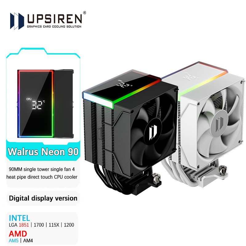Cpu Heatsink - UPSIREN Walrus Neon 90 Digital 4