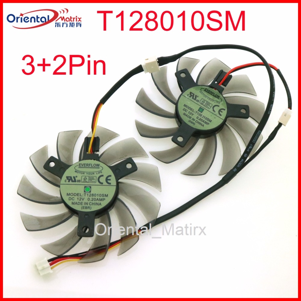Cpu Cooler - Free Shipping T128010SM 75mm DC12V 0.20A