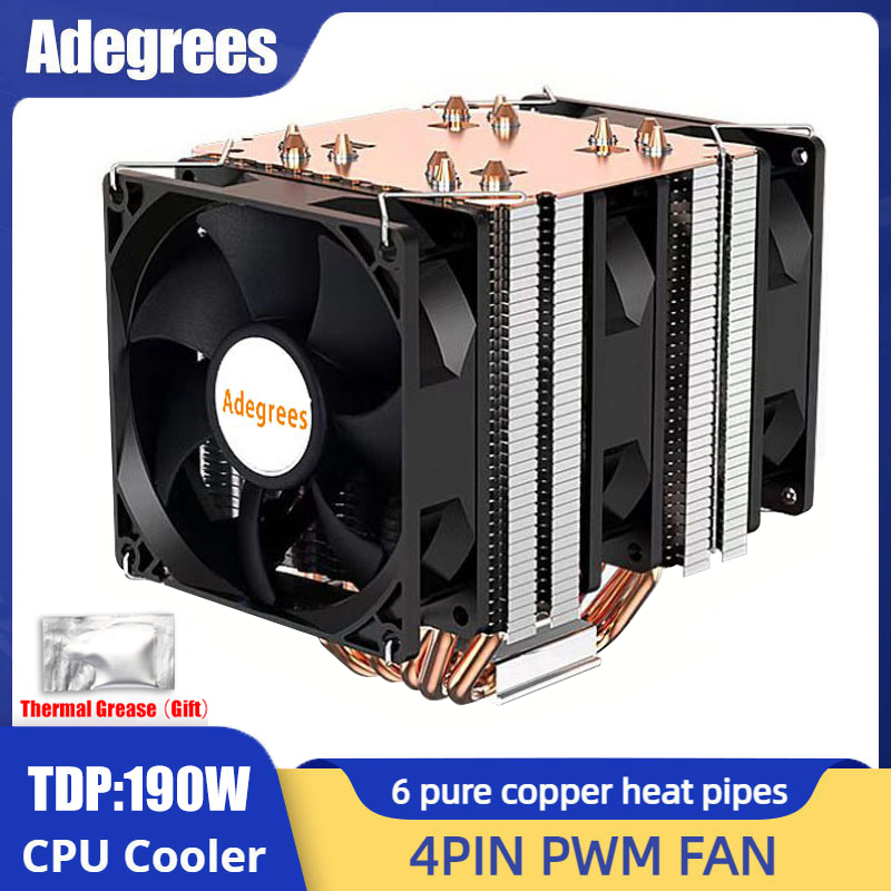 6 Heat Pipe CPU Cooler 4Pin PW - огляд і ціна Cpu Cooler