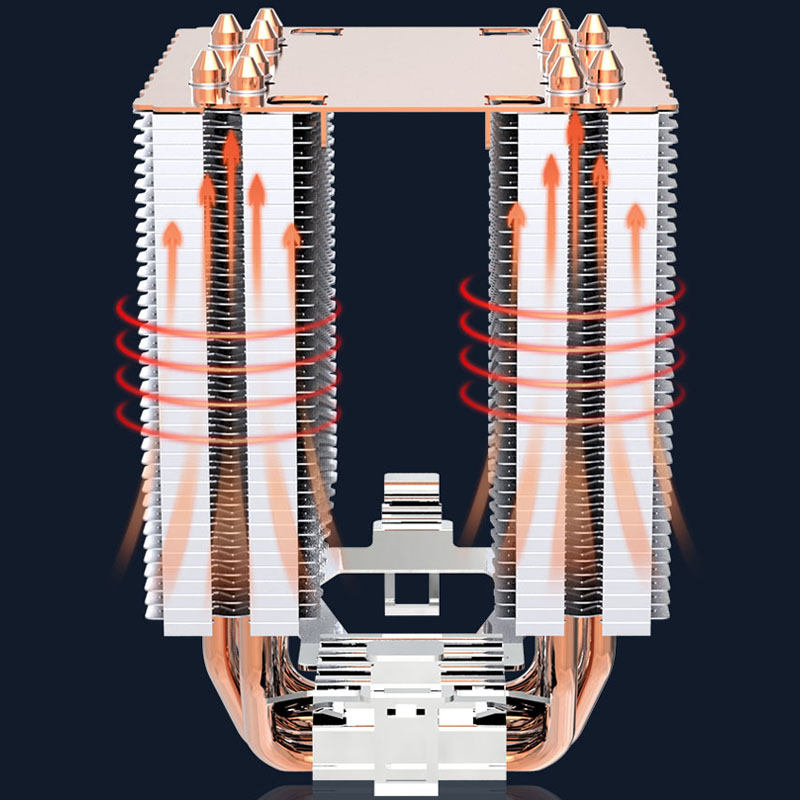 6 Heat Pipe CPU Cooler 4Pin PW - огляд і ціна Cpu Cooler