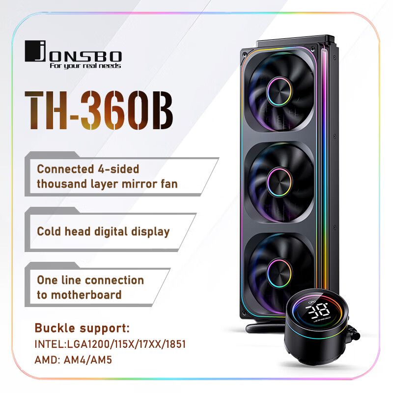 Jonsbo TH-360 AIO CPU Liquid C - огляд і ціна Aio Liquid Cooler