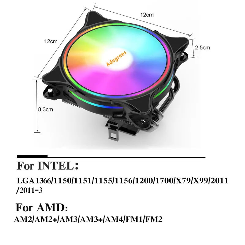X99 CPU Air Cooler 3Pin/4Pin A - огляд і ціна Air Cooler Cpu
