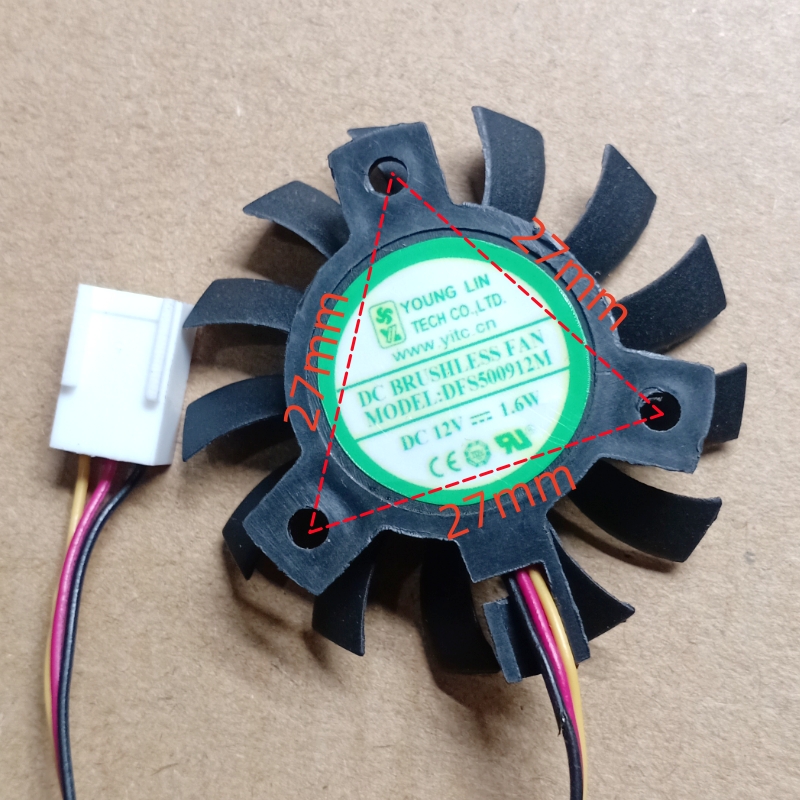 1PC New for DFS500912L DFS5009 - огляд і ціна Cpu Cooler