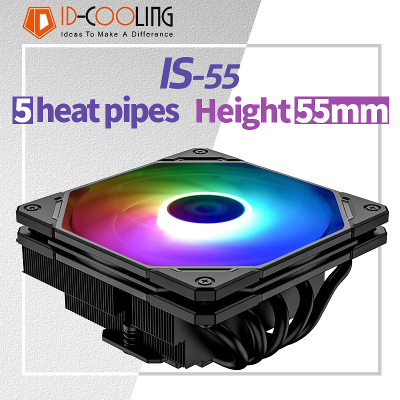 ID-COOLING IS-55 5Heatpipe CPU - огляд і ціна Cpu Cooler
